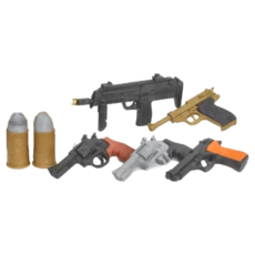 Iwako 造型橡皮擦 Set, 可自由拆卸組合, 不含PVC鉛, 日本製造, 1組