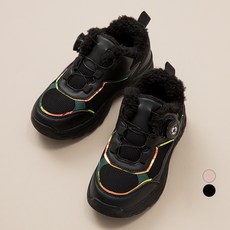 LollyTree 刷毛內裡旋鈕運動鞋