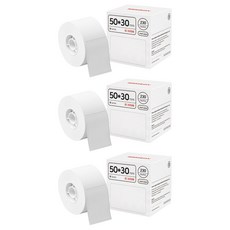 님봇 라벨프린터 전용 B시리즈 라벨지 50 x 30 mm, 230개, 3개