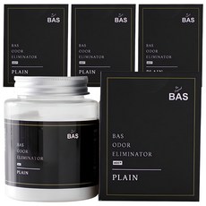 Bas 車用生活除臭劑 Mini Plus 原味無香, 160g, 4個
