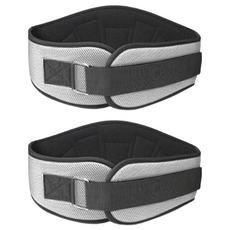 앞날창창 파워 허리보호 리프팅 벨트, 2개, 실버