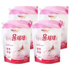 Tamsaa Wool中性洗衣精 補充包, 1.5L, 4包