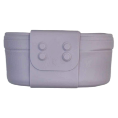 SWANZ 天鵝瓷 芯動便當盒 900ML 耐熱陶瓷 便當束帶, 紫羅蘭, 1個