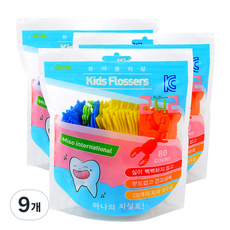 유아용 치실 80p, 80개입, 9개