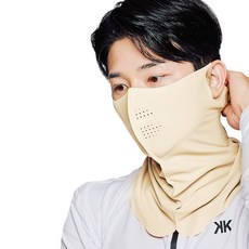 노멀라이프 자외선 차단 스포츠 쿨링 마스크 프리미엄, 아이보리, 1개