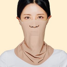 NORMAL LIFE 防曬涼感運動面罩, 1個, 基礎皮膚