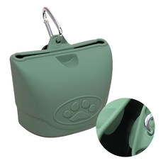 Ants 寵物乖乖聽話磁吸散步零食袋, 橄欖綠, 1個