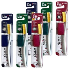 치과쌤 골드모 통칫솔 블루 3p + 레드 3p + 그린 3p 세트, 2세트