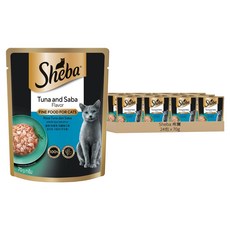 Sheba 希寶 鮮饌包 貓主食餐包, 鮪魚 + 鯛魚, 70g, 24包
