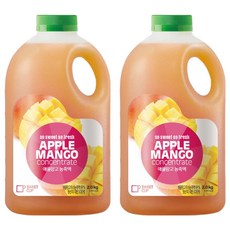 Sweetcup 蘋果芒果濃縮液, 2kg, 2瓶