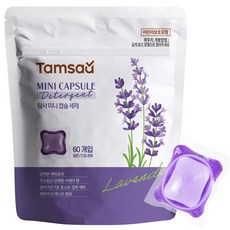 Tamsaa 迷你洗衣膠囊, 1袋, 60顆