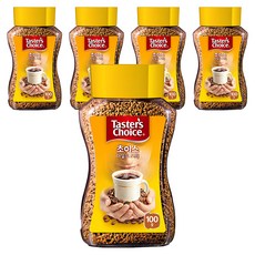 NESCAFE 雀巢咖啡 Taster's Choice Taster's Choicee罐裝溫和摩卡即溶咖啡粉, 100g, 5個