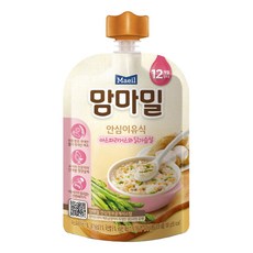 맘마밀 12개월부터 안심 이유식, 혼합맛(아스파라거스/닭가슴살), 100g, 1개