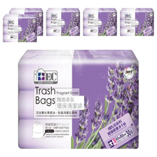 家簡塵除 500g薰衣草香氛清潔袋, 超大包3捲入 超厚實耐用, 100%全新料超強韌度, 添加奈米減塑環保配方, 50L, 2包