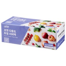 comet 多用途透明夾鏈袋, 120入, 1個, 大(L)