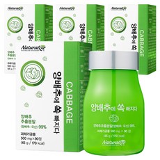 네추럴라이즈 양배추에 쏙 빠지다, 90정, 4개