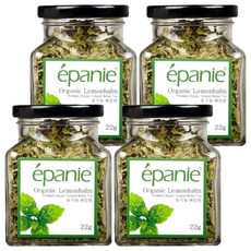 에빠니 유기농 레몬밤차 병, 22g, 4개
