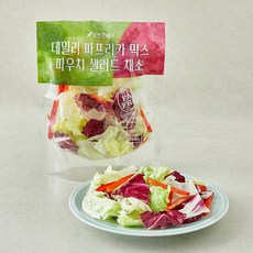 데일리 파프리카 믹스 파우치 샐러드 채소, 80g, 1개, 1개입