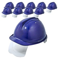 동명 투구형 보안경 안전모 DMS-D-3001SH, 다크블루, 10개