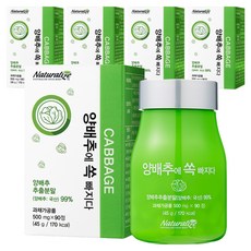 네추럴라이즈 양배추에 쏙 빠지다, 90정, 5개
