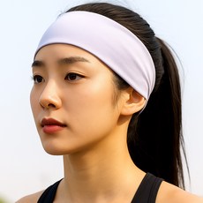 곰지홈 기능성 스포츠 헤어밴드, 실버 그레이, 1개