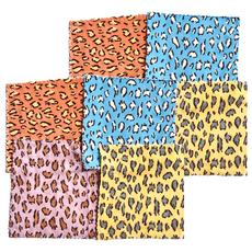 超柔軟吸水珊瑚絨豹紋抹布 4入, 30 x 30cm, 8條