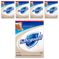 Safeguard 비누 베이지, 113g, 40개
