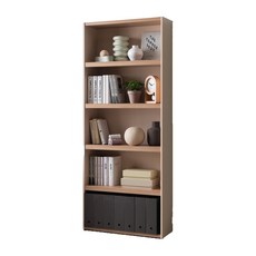 리바트 프렌즈 소호 800 와이드 책장 방문설치, 아이보리콤비, 5단