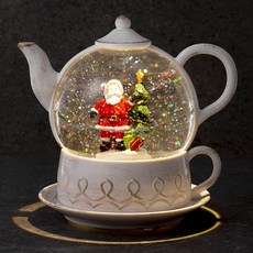크리스마스 멜로디 워터볼 산타 티팟 무드등