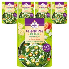 T Asia KITCHEN 即食印度菠菜起司咖哩, 170g, 5個