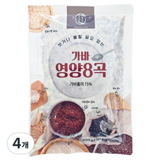 행복한엄마밥상 씻거나 불릴필요 없는 가바영양 8곡, 450g, 4개