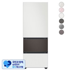 [삼성 감사 페스티벌] [색상선택형] 삼성전자 비스포크 김치플러스 냉장고 방문설치, 코타 화이트 + 코타 차콜 + 글램 화이트, RQ33A74A1AP