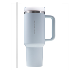 코멧 투고 텀블러 1.18L + 빨대 세트, 스노우 블루, 1세트