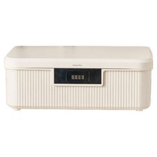 Market Plan Sweet 多功能密碼收納箱, 白色, 1個