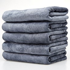 Doyeontawol 超細纖維美容毛巾 100g, 灰色, 5個