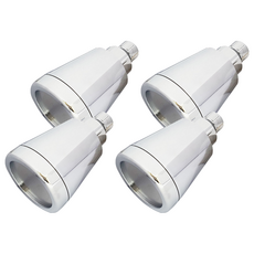 올크롬 노출헤드 대샤워기, 4개, 실버