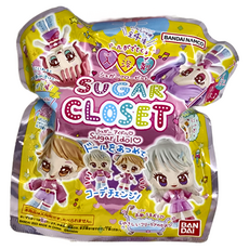 BANDAI Sugar Closet 入浴劑V 附時髦小女孩公仔, 混合顏色, 1包