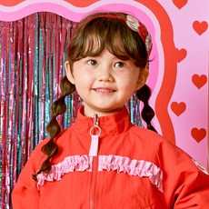 Pink Dragon 女童普普風愛心髮帶