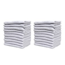 CLEAN i 基本款棉質抹布 白色, 20個