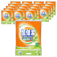 加倍潔 茶樹+小蘇打制菌潔白洗衣粉 4.5KG, 20包