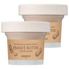 SKINFOOD 花生醬食物泥膜, 120g, 2罐