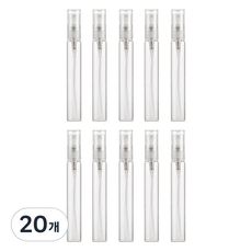 玻璃香水空瓶 10ml, 透明, 20個