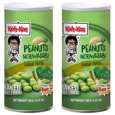 Koh-Kae 大哥 花生豆 山葵味, 180g, 2罐