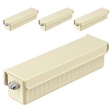 블루봄봄 속옷 양말 다용도 정리 수납함 무타공 벽걸이 홀드, 아이보리, 4개