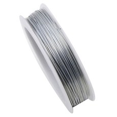마다꾸미 컬러 공예철사 0.3mm x 50m, 34 실버, 1개