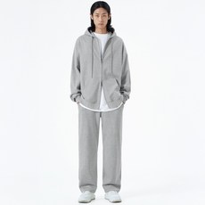 Naven 男女通用 SET 連帽拉鍊外套 + 半寬版長褲 NAZ26W