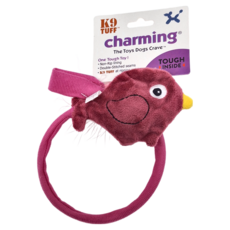 Charming Pet SC逗貓 堅韌耐用玩具 雙縫線, 紫鳥, 1個