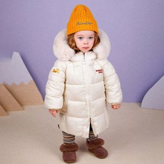 mollimelli 孩童毛絨連帽長袖鋪棉外套