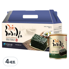 해저식품 광천해저김 캔3호 30g x 3p 선물 세트, 4세트