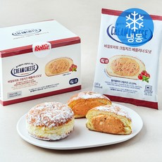 벨리푸드 바질토마토 필라델피아 크림치즈 베를리너 도넛 (냉동), 110g, 1개, 3개입